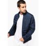 Blouson bimatériau pour homme