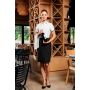 Chemisier femme manches courtes avec stretch