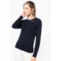 Pull femme col rond