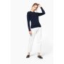 Pull femme col rond