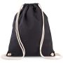 Sac à dos en coton biologique avec cordons