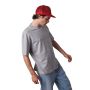Casquette trucker visière droite - 6 panneaux