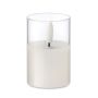 Bougie LED sous verre