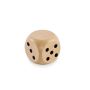 Dé en bois de Schima 3 cm de diamètre