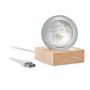 Boule en verre avec globe LED