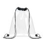 Sac transparent avec cordon
