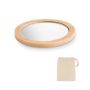 Miroir de maquillage en bambou
