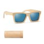 Lunettes de soleil et étui en bambou