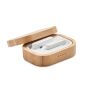 Écouteurs TWS en coffret en bambou