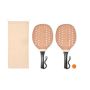 Set de tennis de plage en bois de palissandre