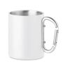 Tasse en métal avec mousqueton