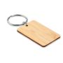 Porte-clés rectangulaire en bambou
