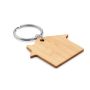 Porte-clés de maison en bambou