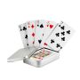 Jeu de cartes boîte métallique