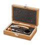 Set de vin en coffret en bambou