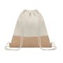 Sac à cordon en jute