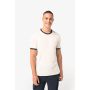 T-shirt ringer éco-responsable homme avec contrastes et aspect délavé