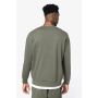 Sweat-shirt éco-responsable à col rond, épaules descendues, gratté, unisexe