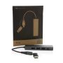Hub Terra en aluminium recyclé RCS avec 3 ports USB