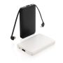 Powerbank de poche 5 000 mAh avec câbles intégrés