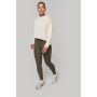 Sweat-shirt « crop » à capuche pour femme