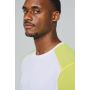 T-shirt de sport bicolore éco-responsable pour homme