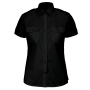 Chemise pilote femme à manches courtes