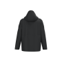 Parka 3 en 1 imperméable à capuche bicolore unisexe
