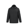 Parka 3 en 1 imperméable à capuche bicolore unisexe