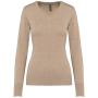 Pull femme col en V