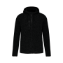 Sweat à capuche homme maille chinée