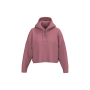 Sweat-shirt « crop » à capuche pour femme