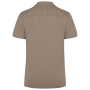 Chemise éco-responsable à l’aspect délavé en jersey à manches courtes avec col bowling pour homme
