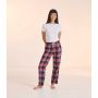 Pantalon à carreaux pour femme
