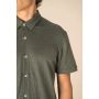 Chemise homme à manches courtes en lin