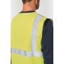 Gilet de sécurité haute visibilité en matériau recyclé avec fermeture unisexe