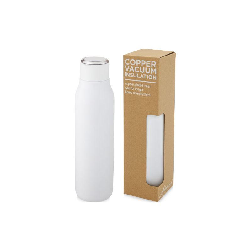 Bouteille en cuivre de 600 ml isolée sous vide avec boucle en métal "Marka"