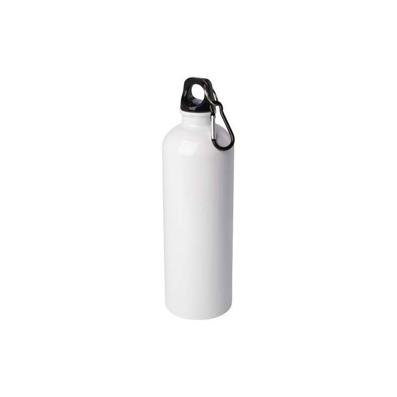 Gourde en acier inoxydable simple paroi certifiée RCS avec mousqueton 750 ml "Oregon"