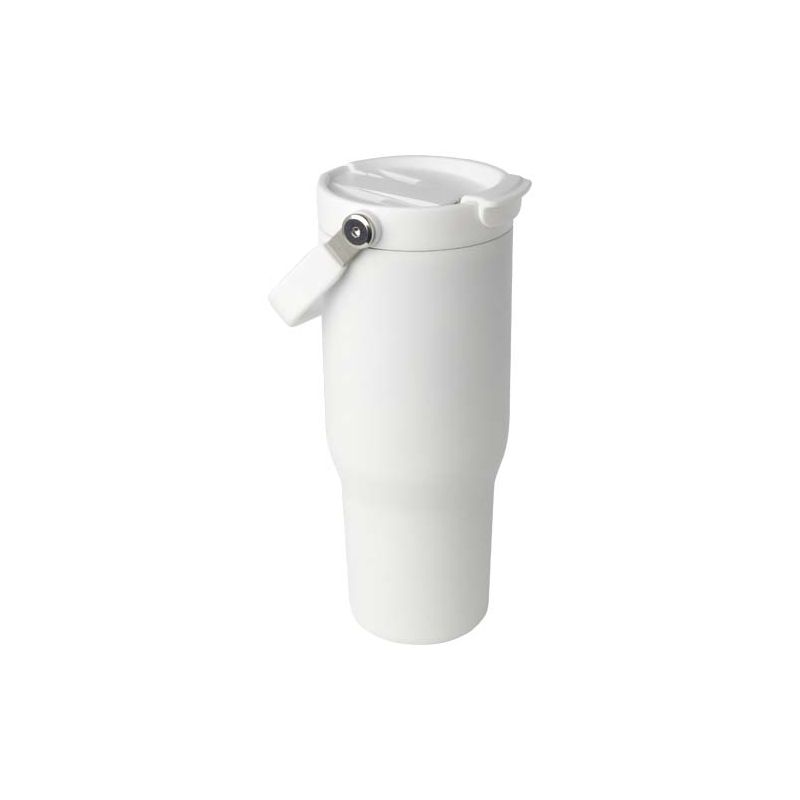 Gobelet isotherme en cuivre sous vide en acier inoxydable recyclé avec couvercle à double fonction certifié RCS 900 ml "Bronx".