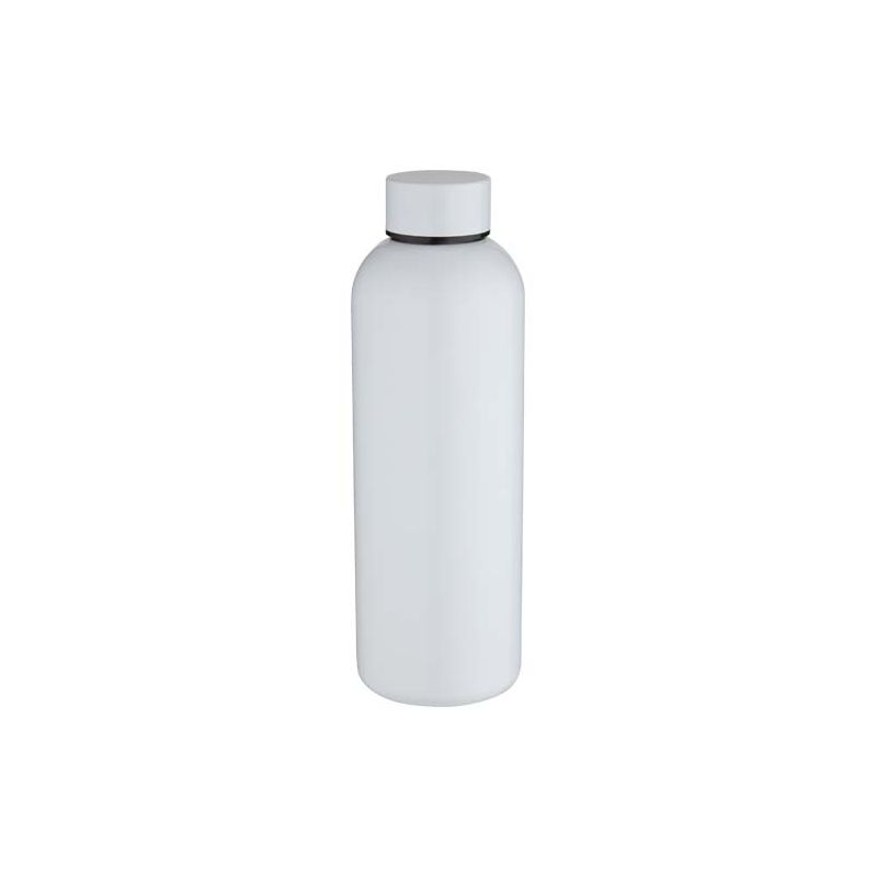 Bouteille d'eau en acier inoxydable recyclé RCS à paroi simple de 750 ml pour sublimation "Spring".