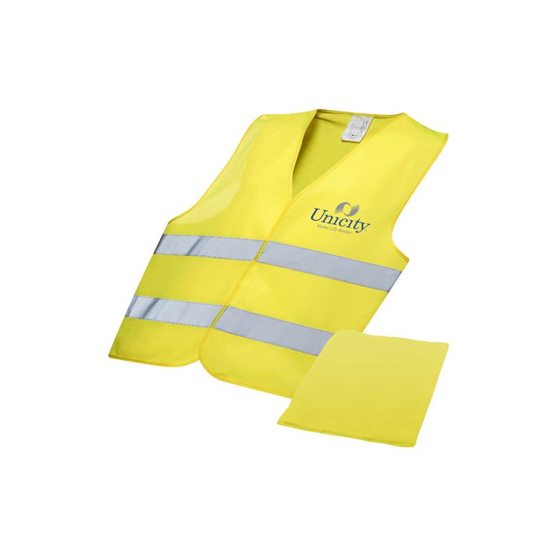 Gilet de sécurité en pochette pour usage professionnel "Watch-out"