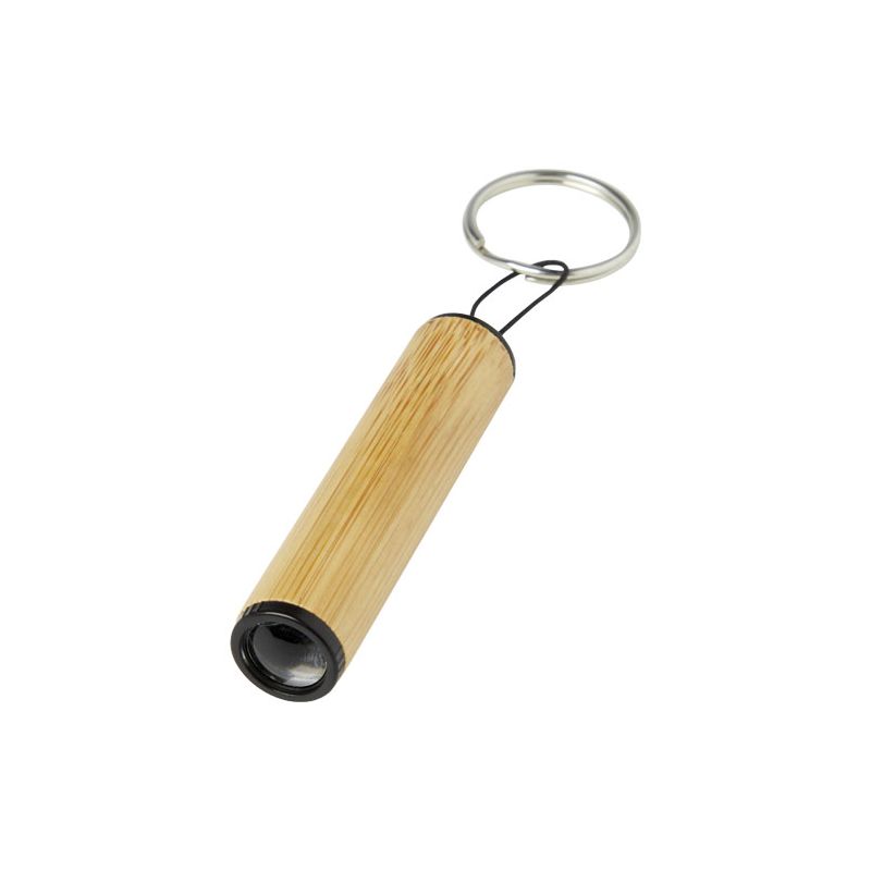 Porte-clés en bambou avec lumière "Cane"