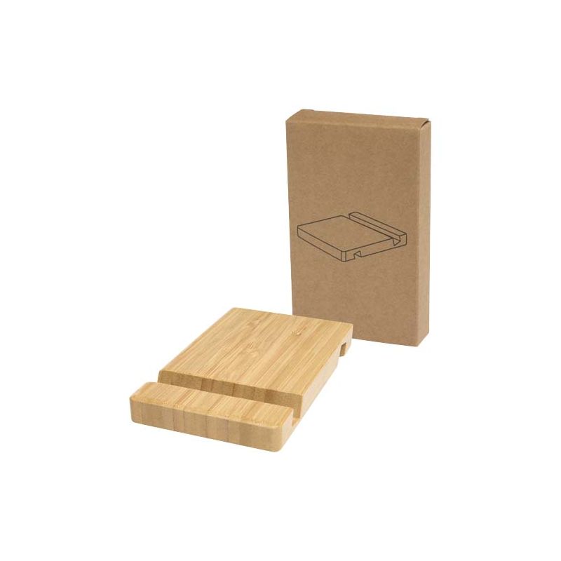 Support pour smartphone et tablette à 2 angles en bambou "Bubup"