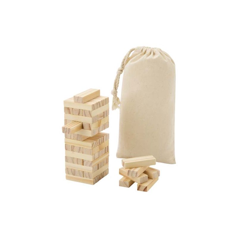 Jeu d’équilibre de tour en bois « Jumble »