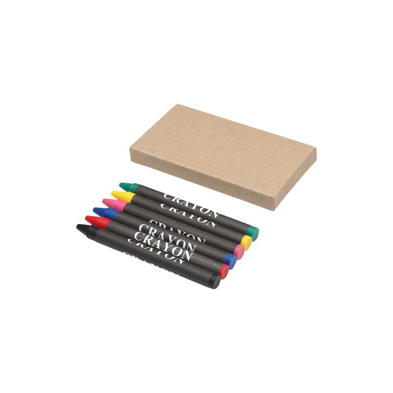 Ensemble de 6 crayons de cire "Ayo"