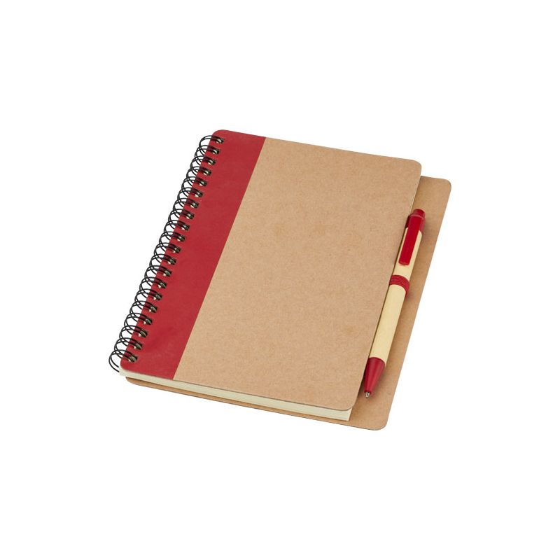 Bloc-notes en papier recyclé avec stylo "Priestly"