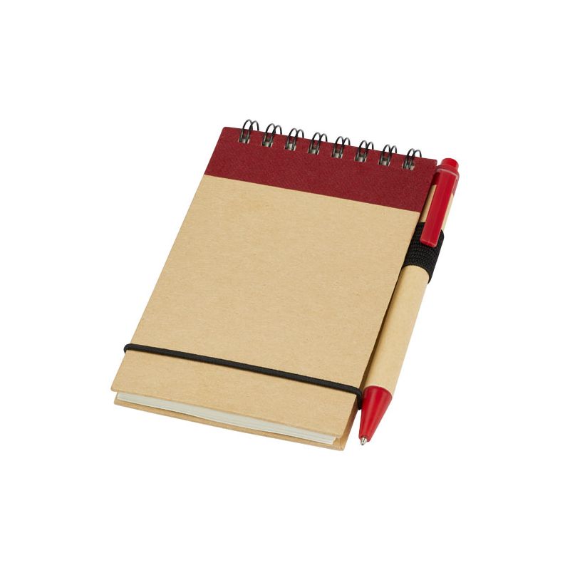 Bloc-notes A7 en papier recyclé avec stylo "Zuse"
