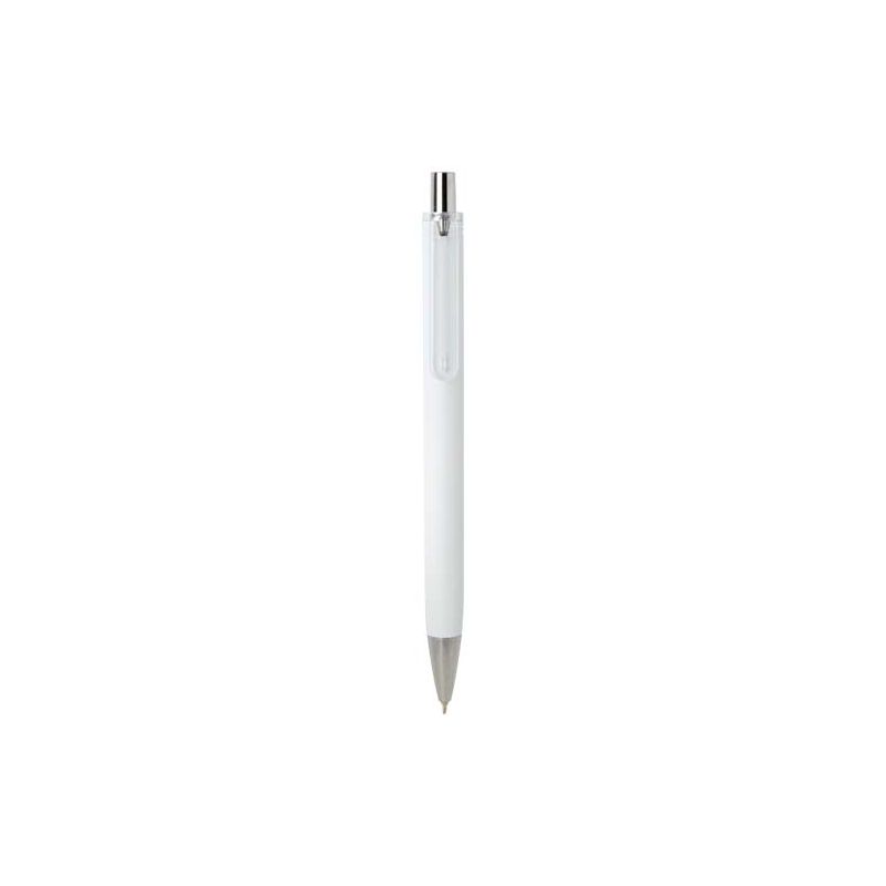 Stylo-bille recyclé RCS avec finition métallique (encre noire) "Feld"
