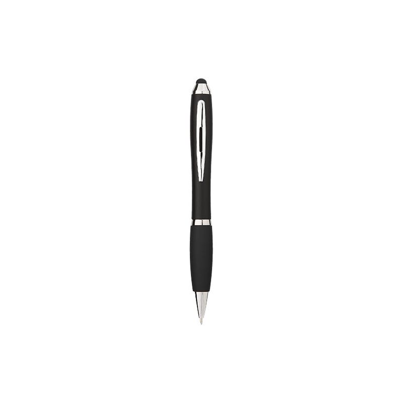 Stylo-bille Stylus coloré avec prise noire "Nash" (encre bleue)