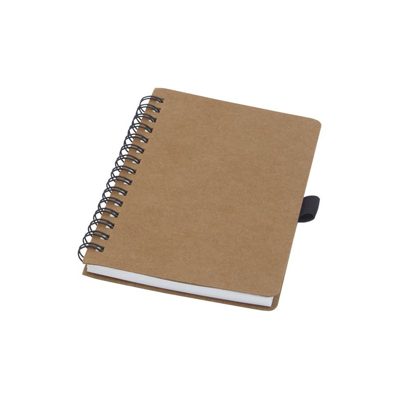 Carnet à anneaux A6 en carton recyclé avec papier pierre "Cobble"